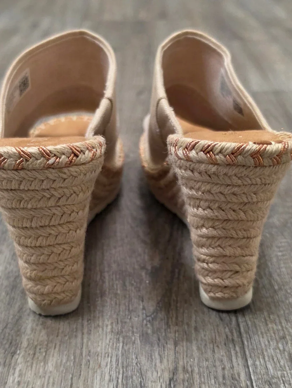 TOMS Monica Mule Espadrille Wedge Sandal-Size 7.5